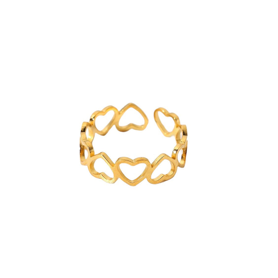 Heart Chain Ring