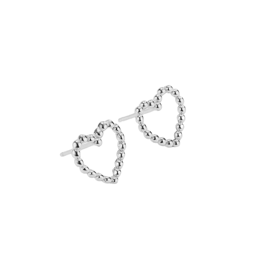 Outline Heart Studs