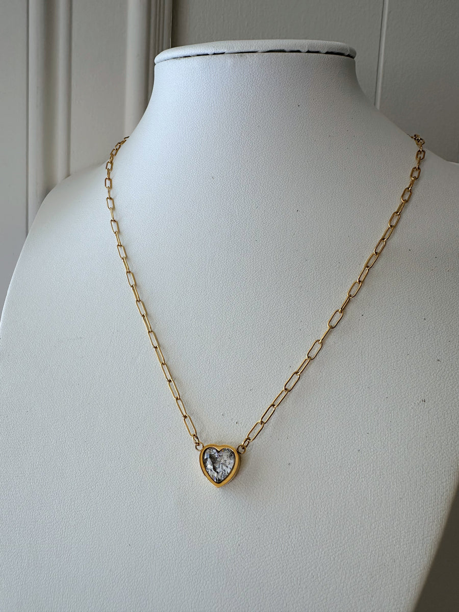 Grace Heart Necklace