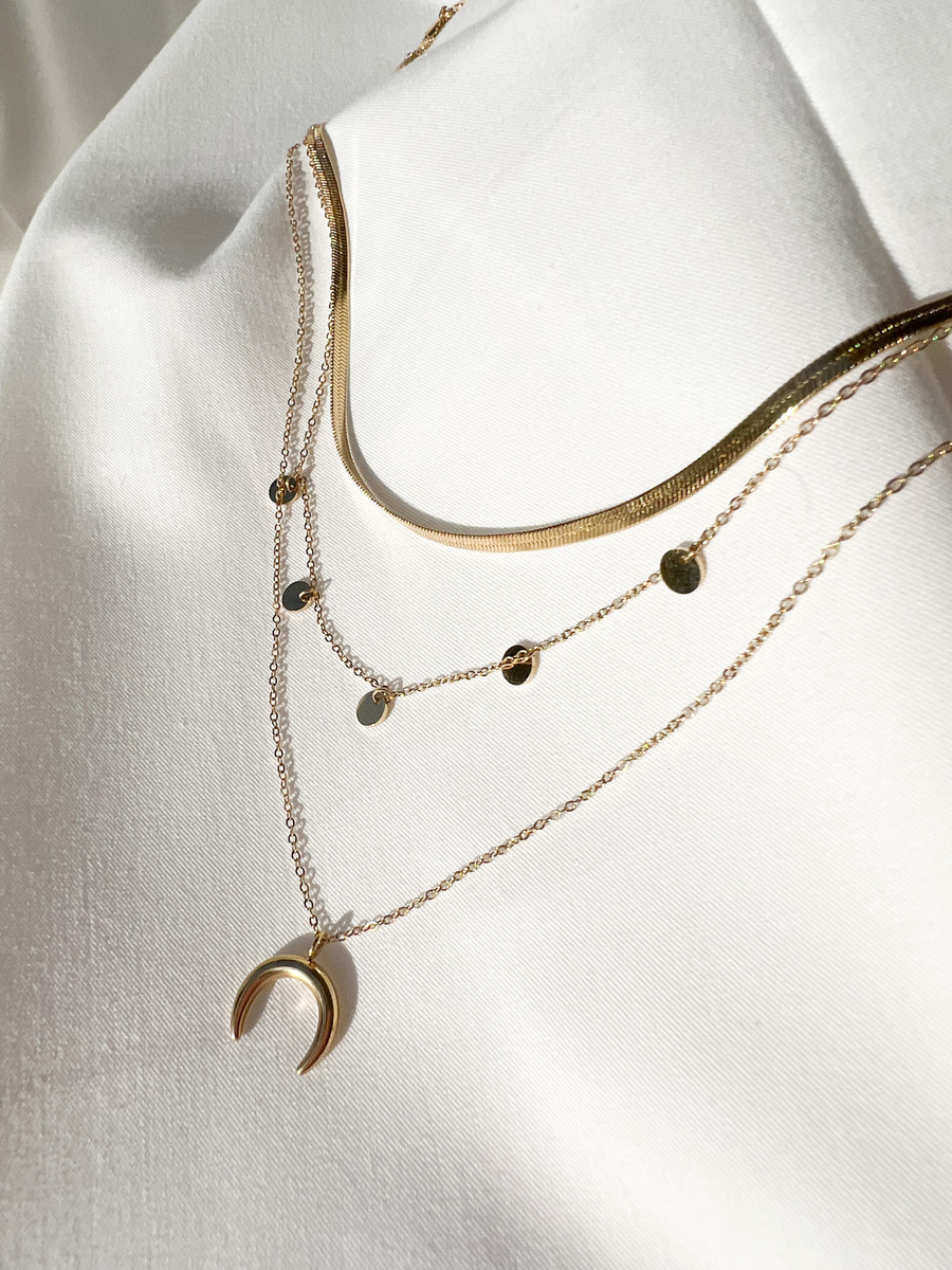 Moon Layered Necklace