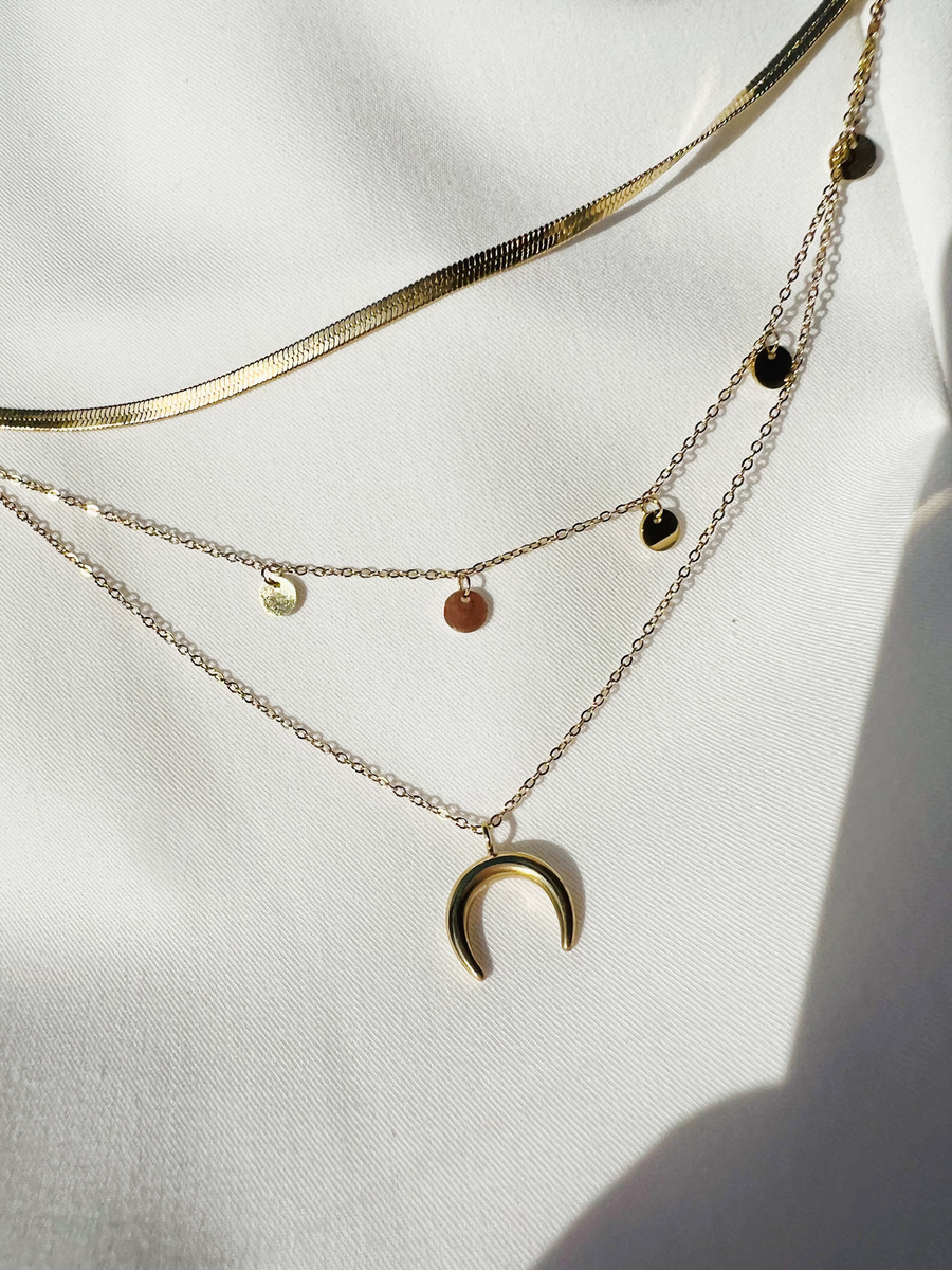 Moon Layered Necklace